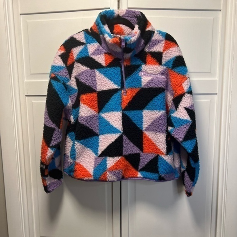 Champion Women’s Cozy High Pile 1/4 Zip Fleece Pullover Size Women’s Lar…